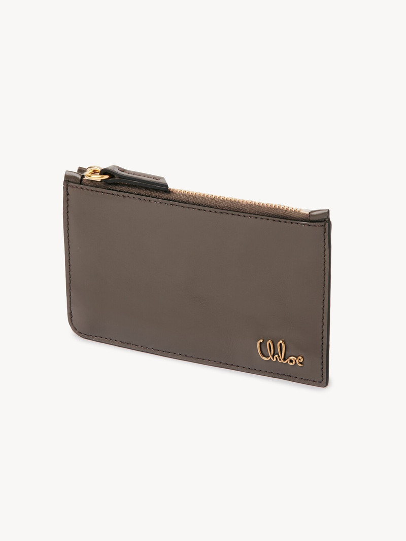 Chloé SMALL CHLOÉ ICONIC PURSE WITH CARD SLOTS IN SHINY LEATHER outlook