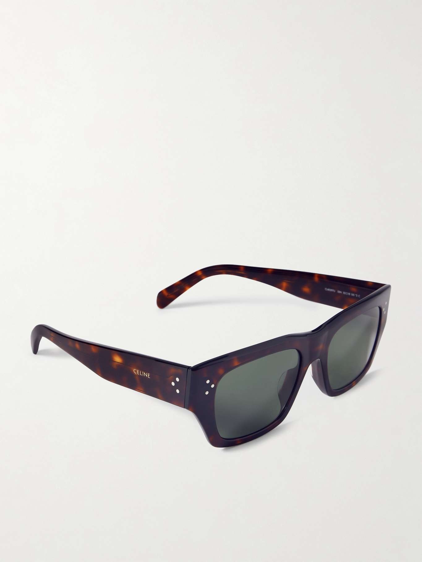 Square-frame tortoiseshell acetate sunglasses Tortoiseshell - 3