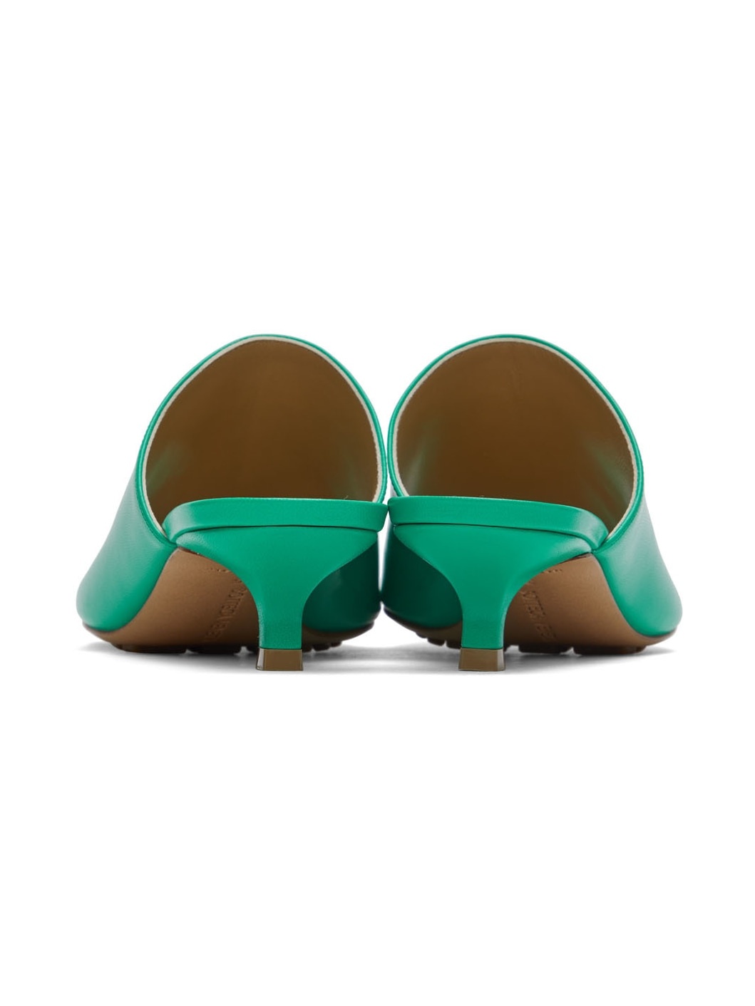 Green Stretch Mules - 2