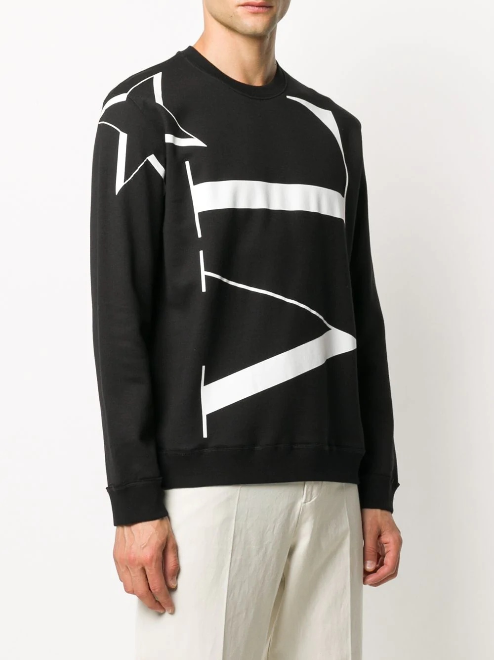 VLTN logo print sweatshirt - 3