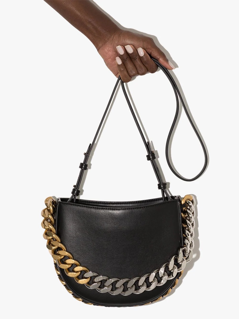 Frayme faux-leather shoulder bag - 4