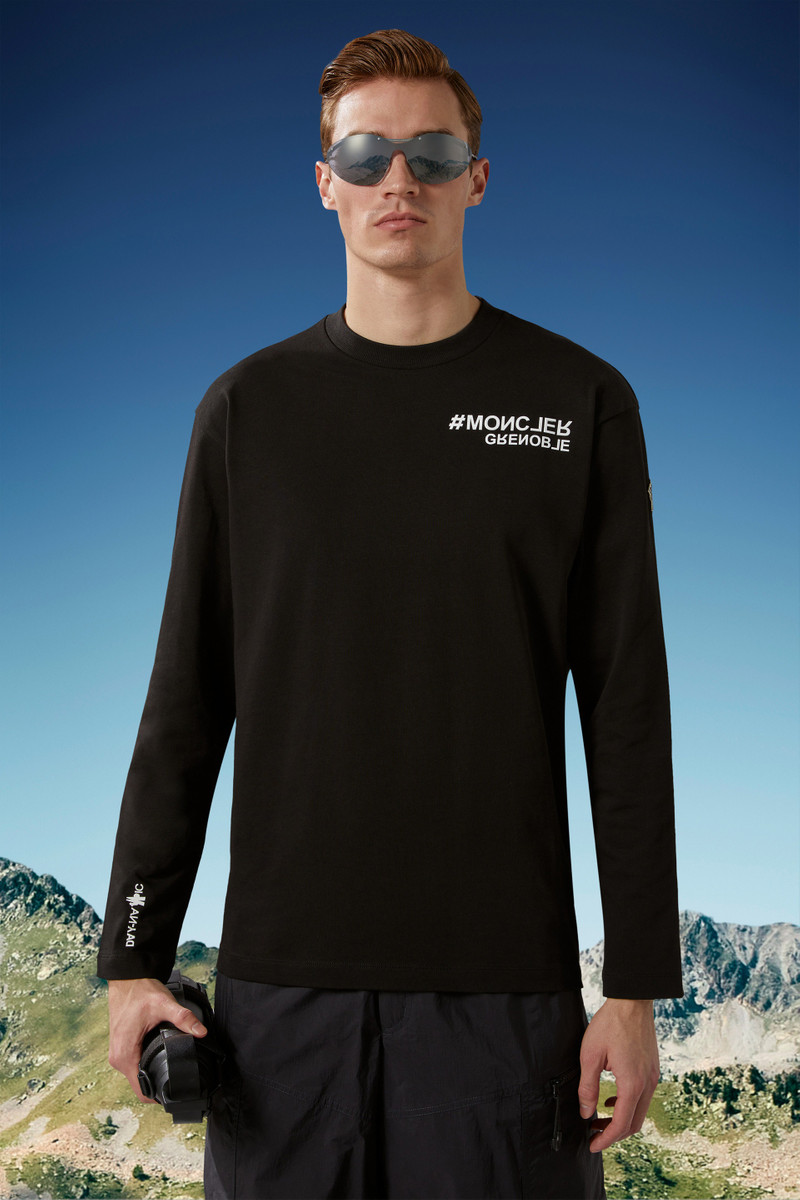 Moncler Grenoble Logo Long Sleeve T-Shirt outlook