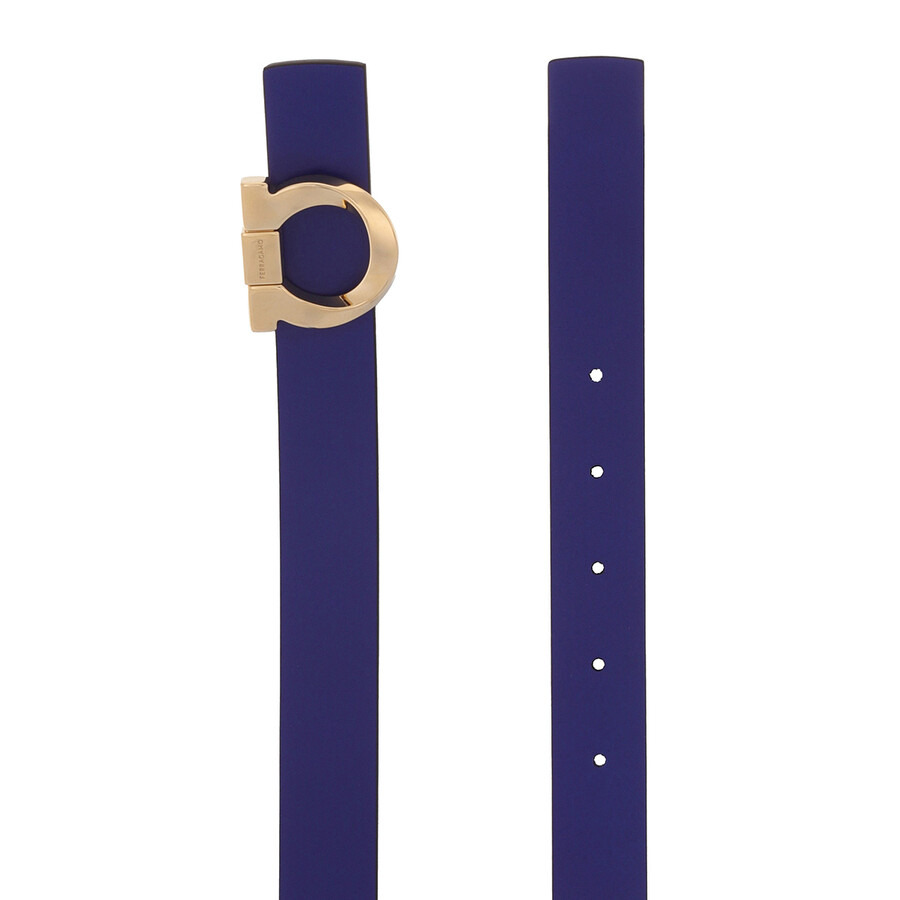 Ferragamo Gancini Reversible Leather Belt, Size 100 - 4