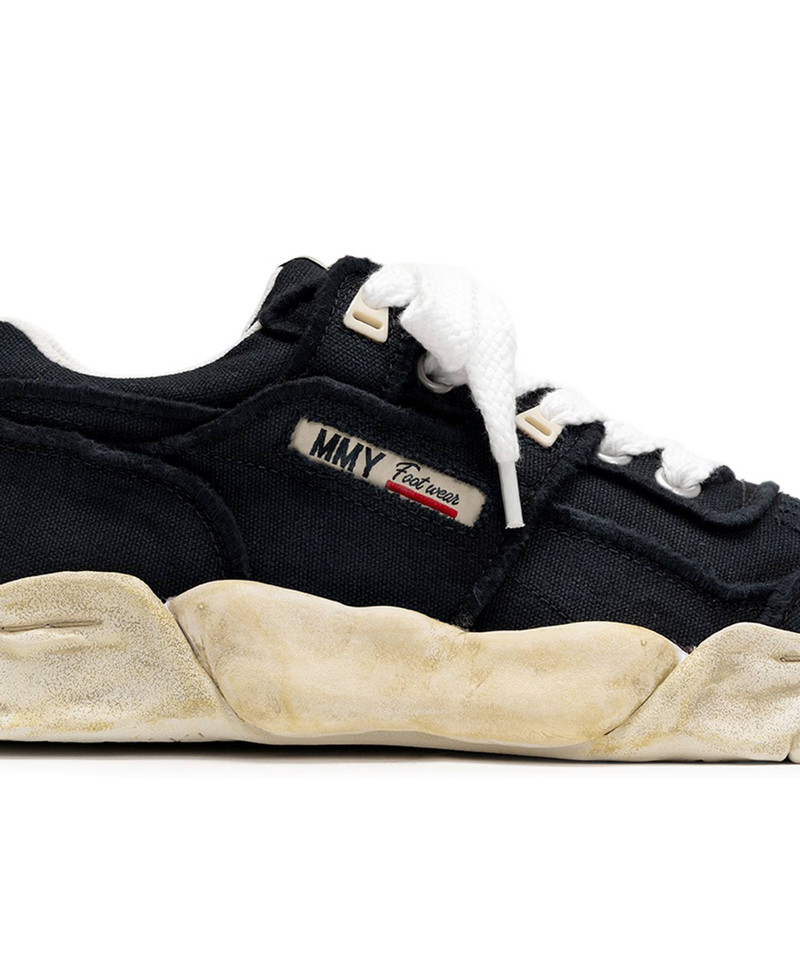 "PARKER" OG Sole Vintage Effect Embroidered Canvas Low-top Sneaker 10