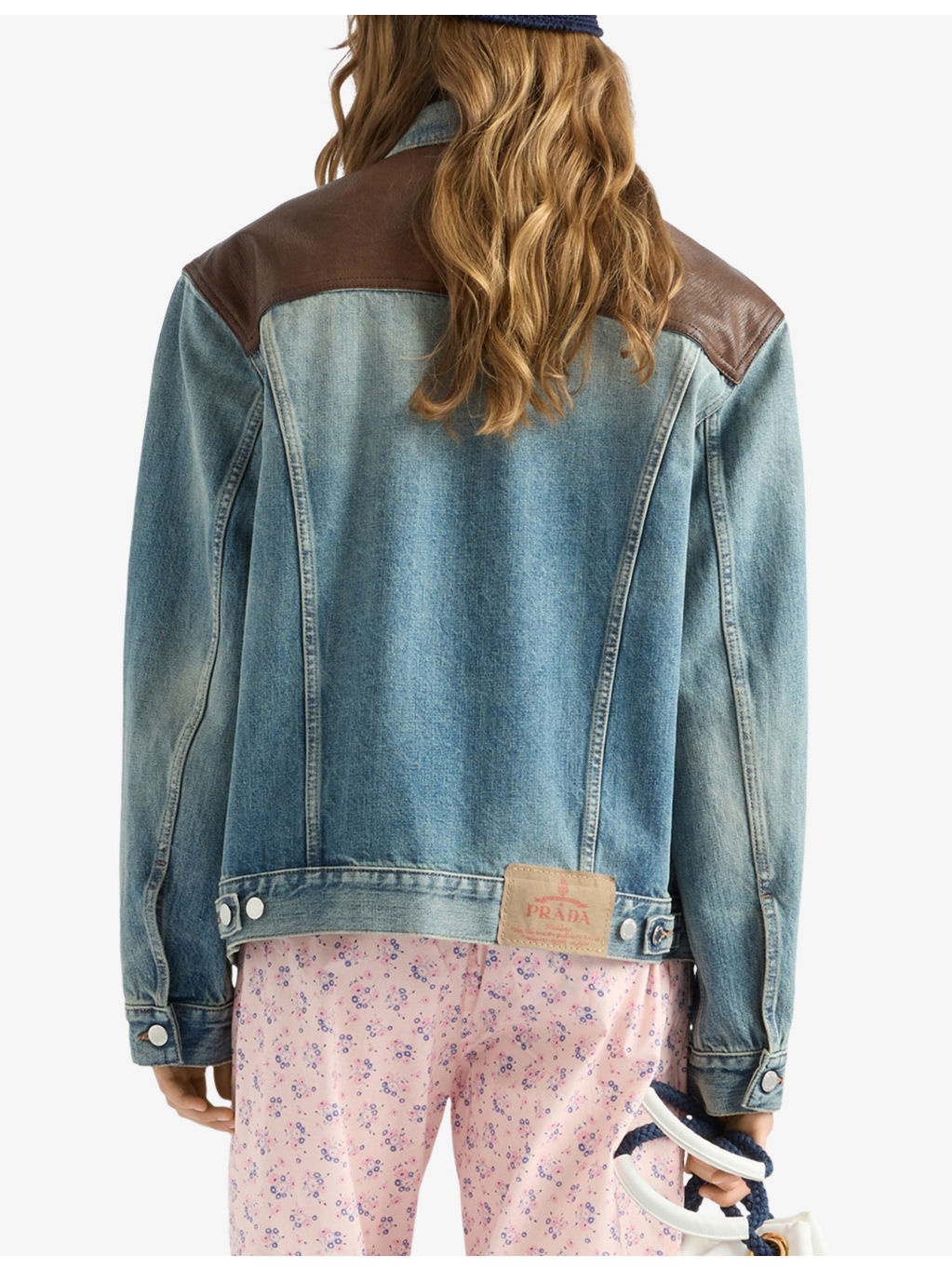 Logo-Embellished Denim and Leather Blouson Jacket - 4