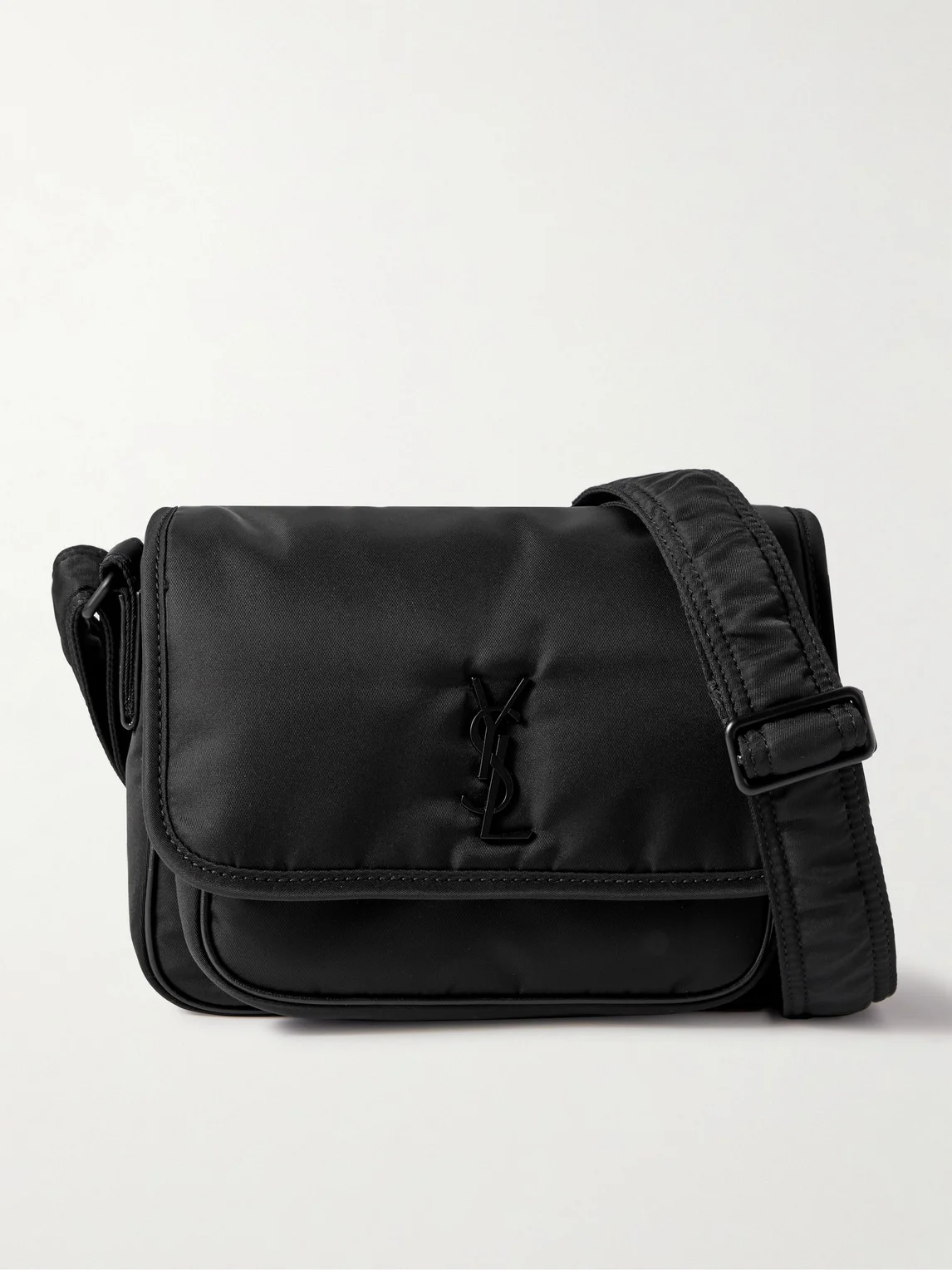 Niki Small Leather-Trimmed Shell Messenger Bag - 1