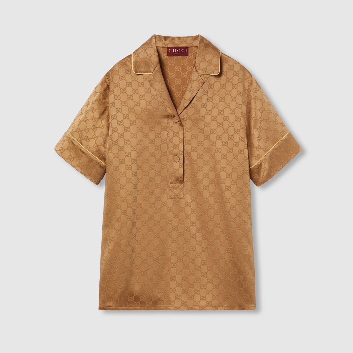 GG satin shirt - 1