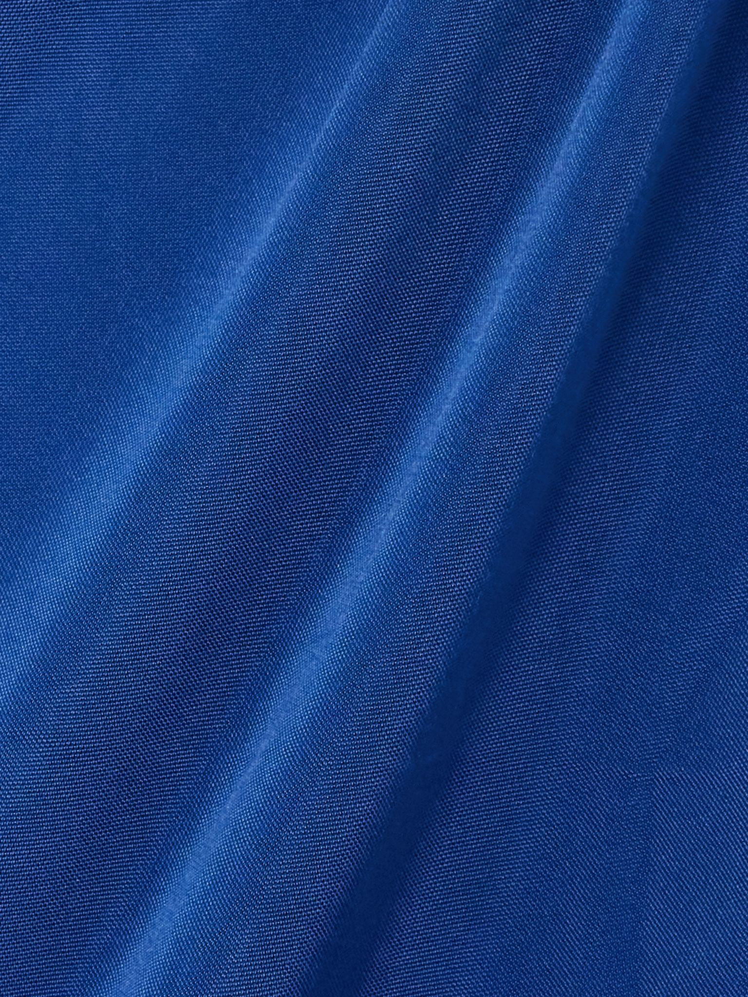 Ruffled satin-jersey blouse Blue - 6