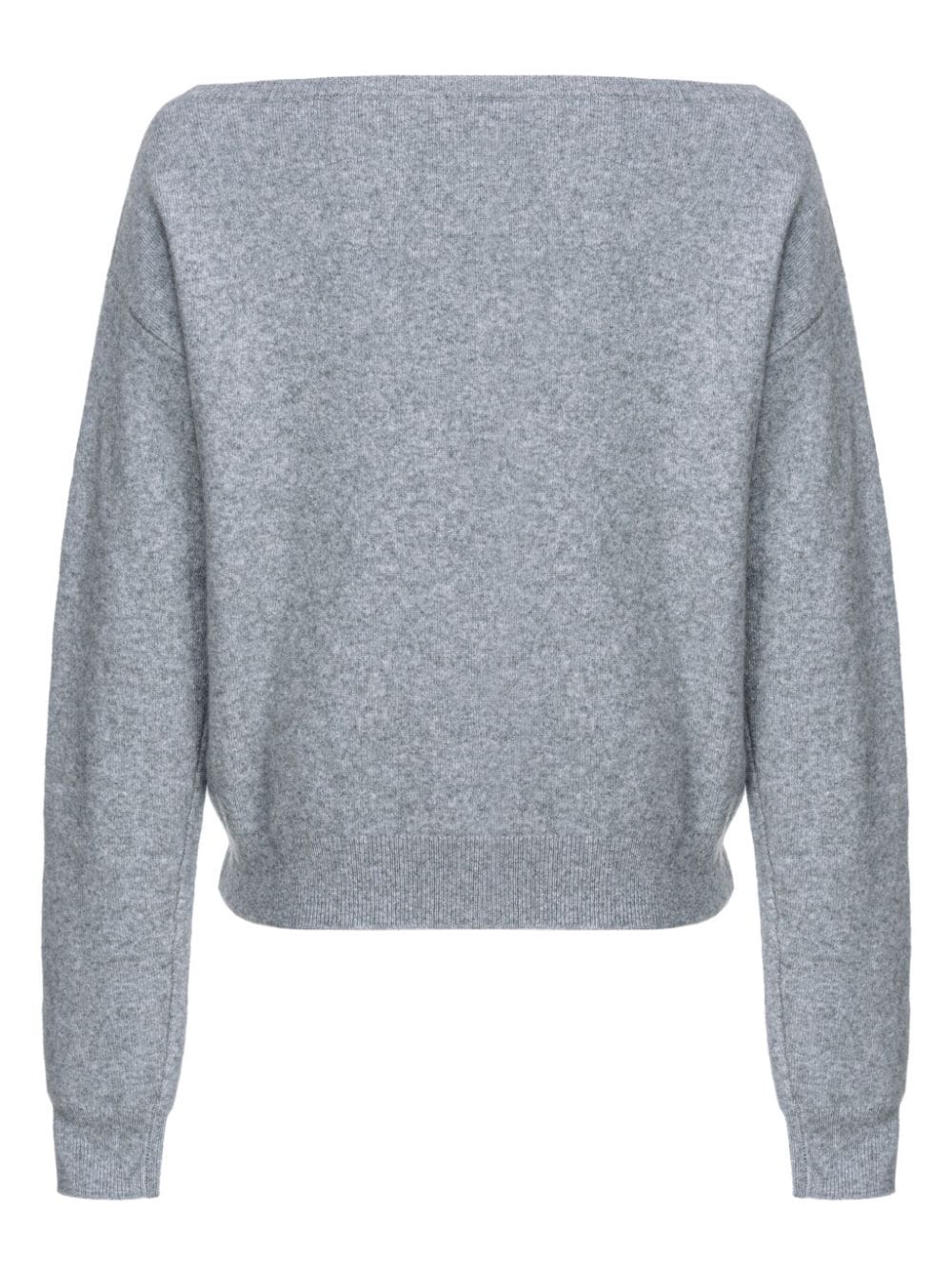 logo-embroidered mélange-effect jumper - 2