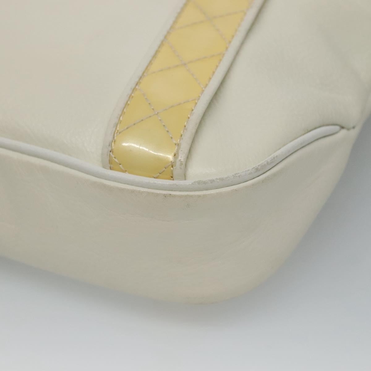 Burberry Shoulder Bag Leather White - 12