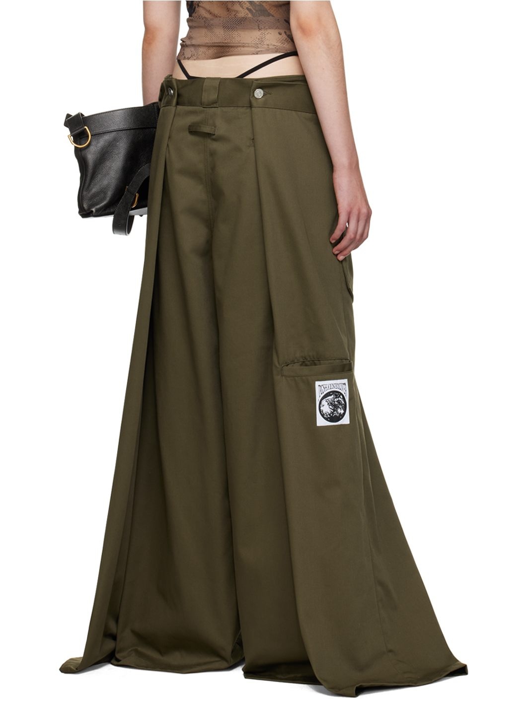 Khaki Shayne Oliver Edition 'The Wrap' Trousers - 3