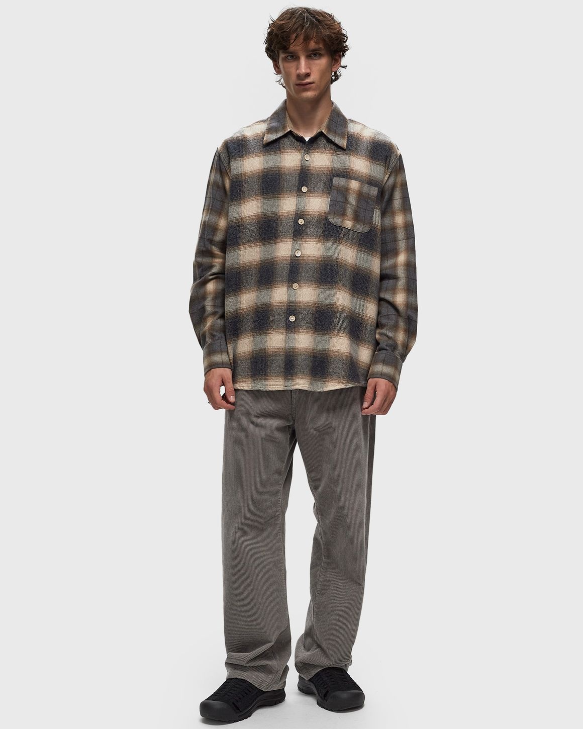 Our Legacy Above Shirt Doyle Check Lagger Flannel | REVERSIBLE