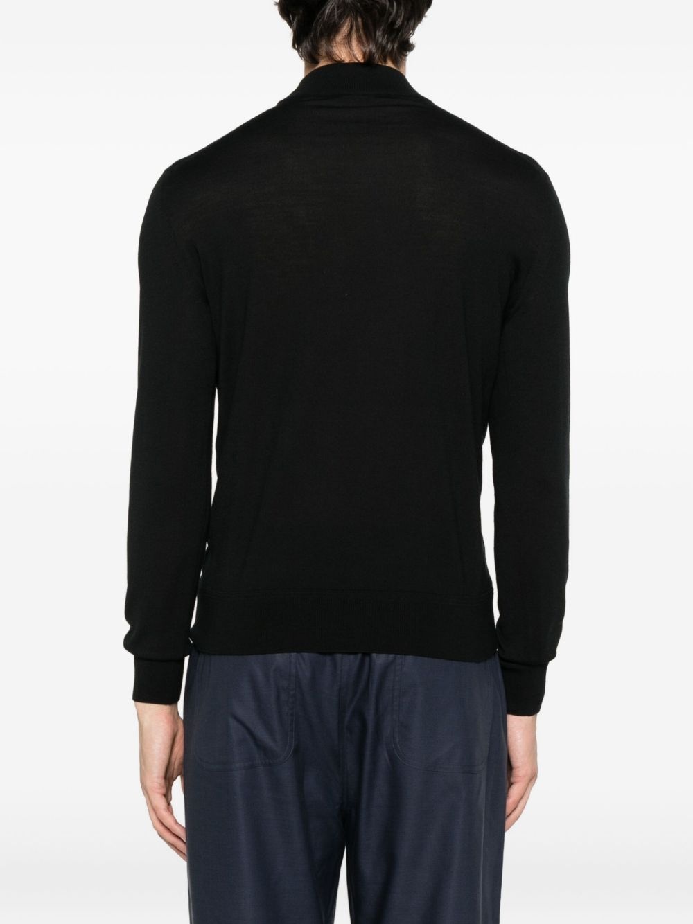 high-neck wool sweater - 4