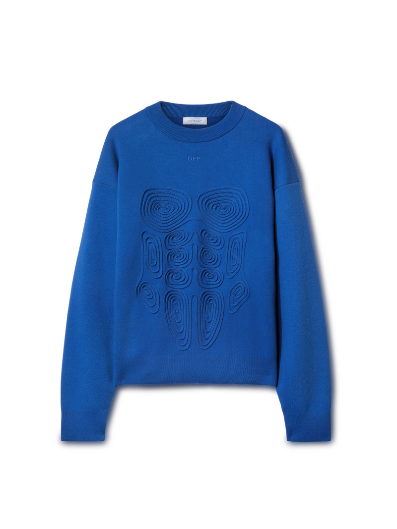 Body Scan Knit Crewneck - 1
