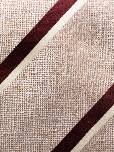 Brunello Cucinelli striped silk tie outlook