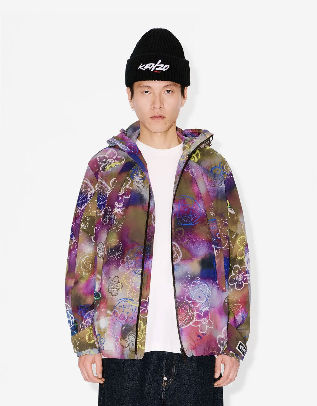 Kenzo x Futura 2000 Khaki Short Windbreaker - 2