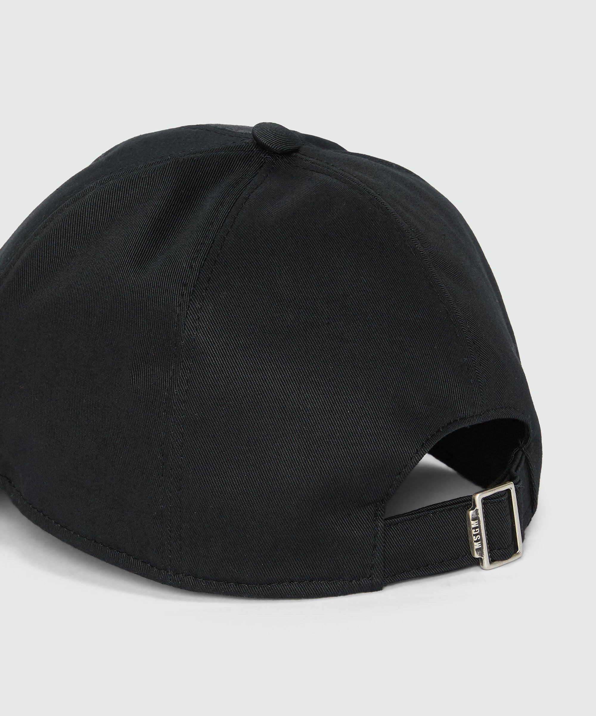Black baseball cap with embroidery - 2