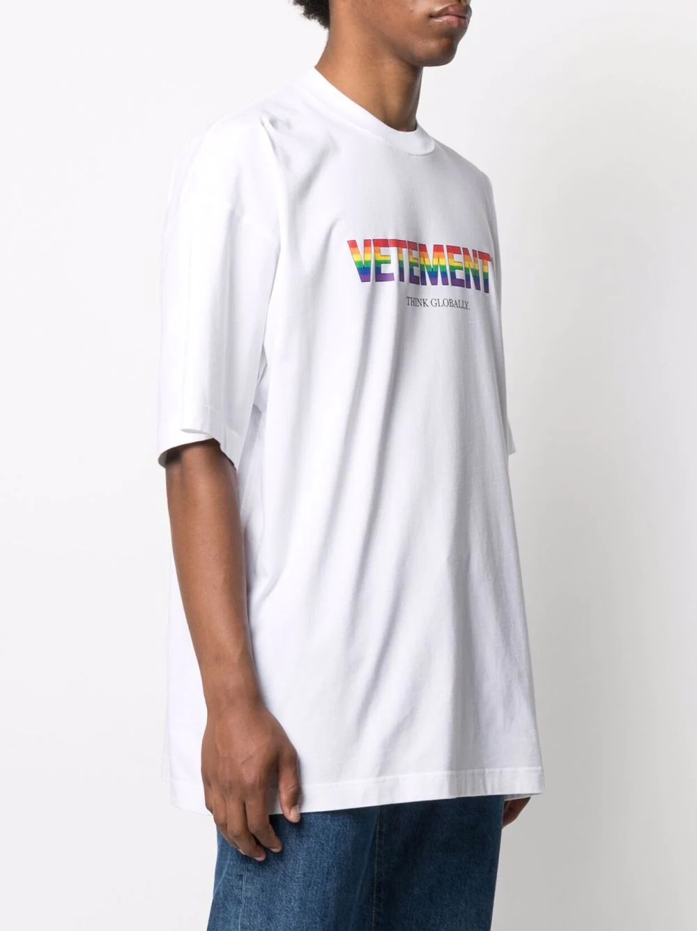 Pride flag logo T-shirt - 4