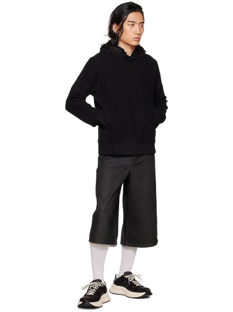 Craig Green Black Internal Frill Hoodie outlook
