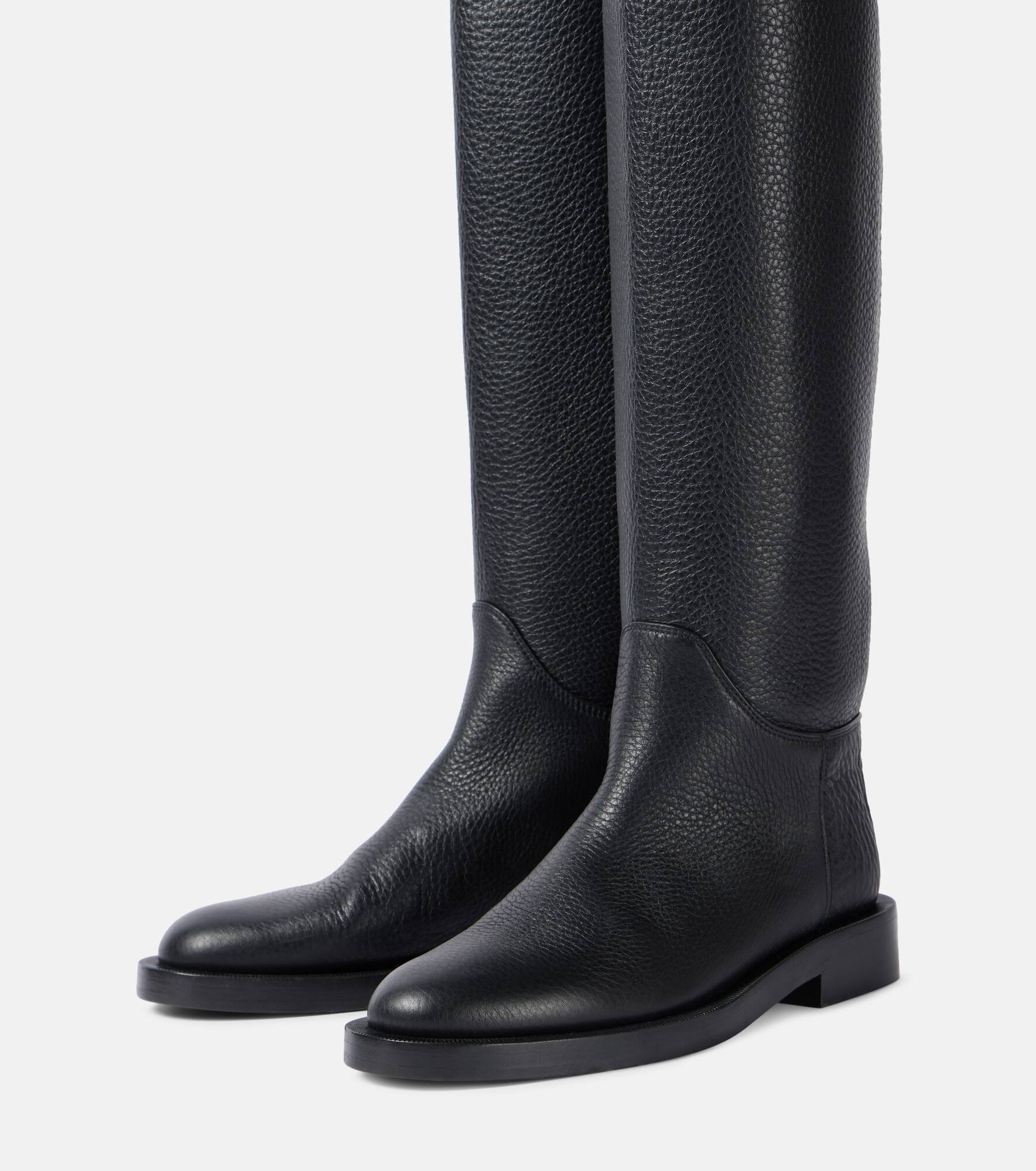 Flint leather knee-high boots - 5