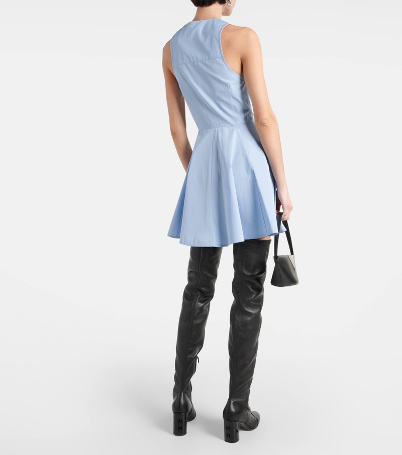 Godet cotton poplin shirt dress 3