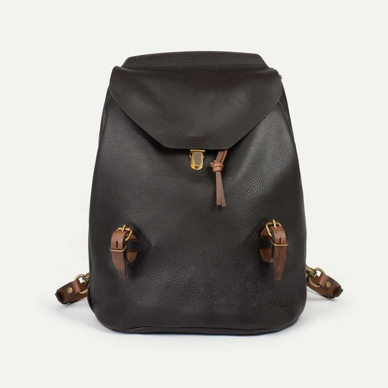 ZIBELINE BACKPACK - DARK BROWN 1