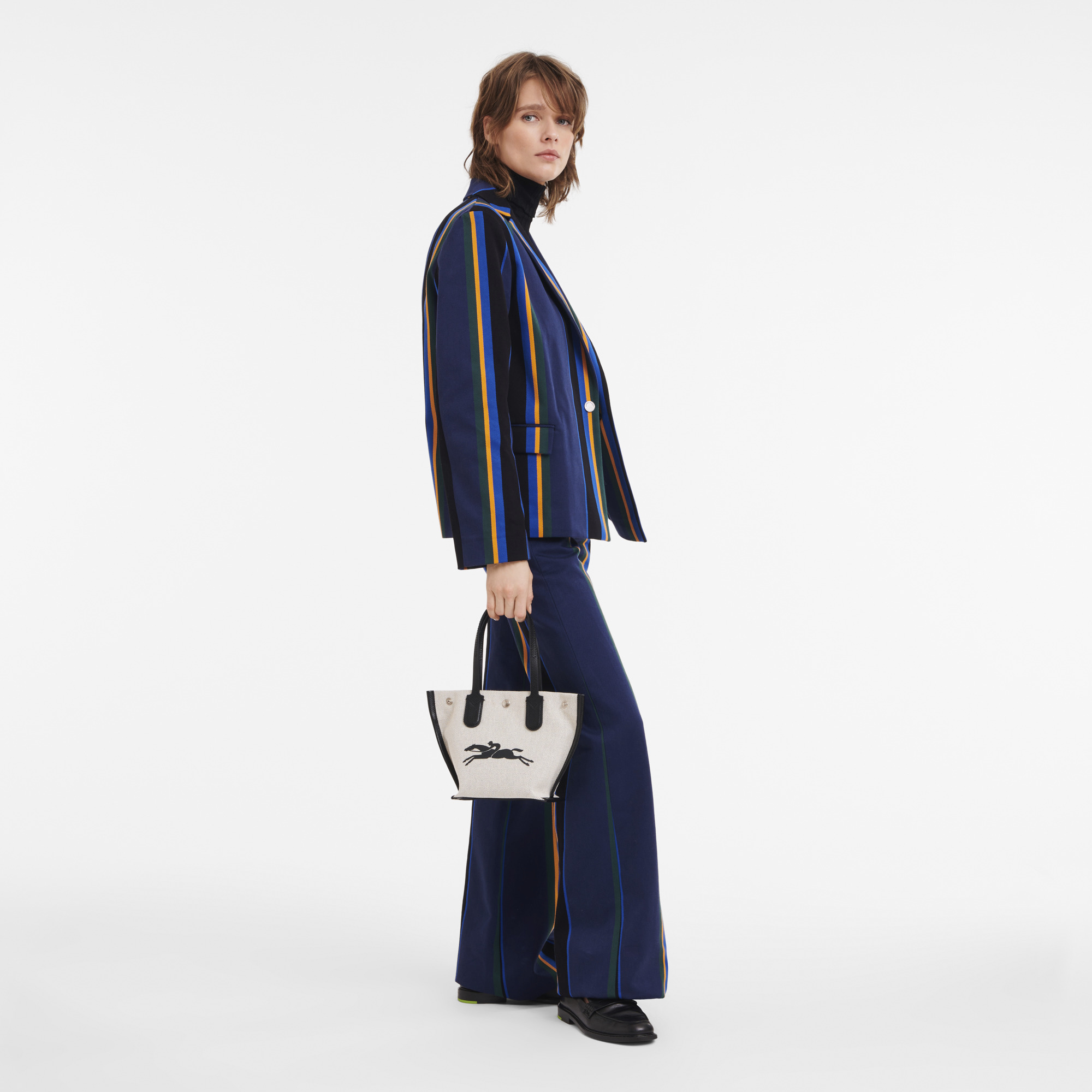 Essential XS Tote bag Ecru - Canvas - 6
