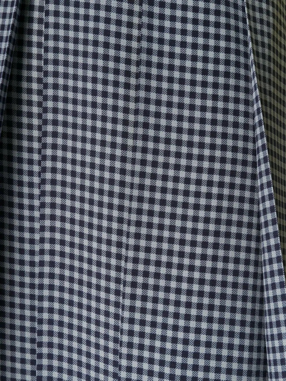 pleated gingham skirt - 5