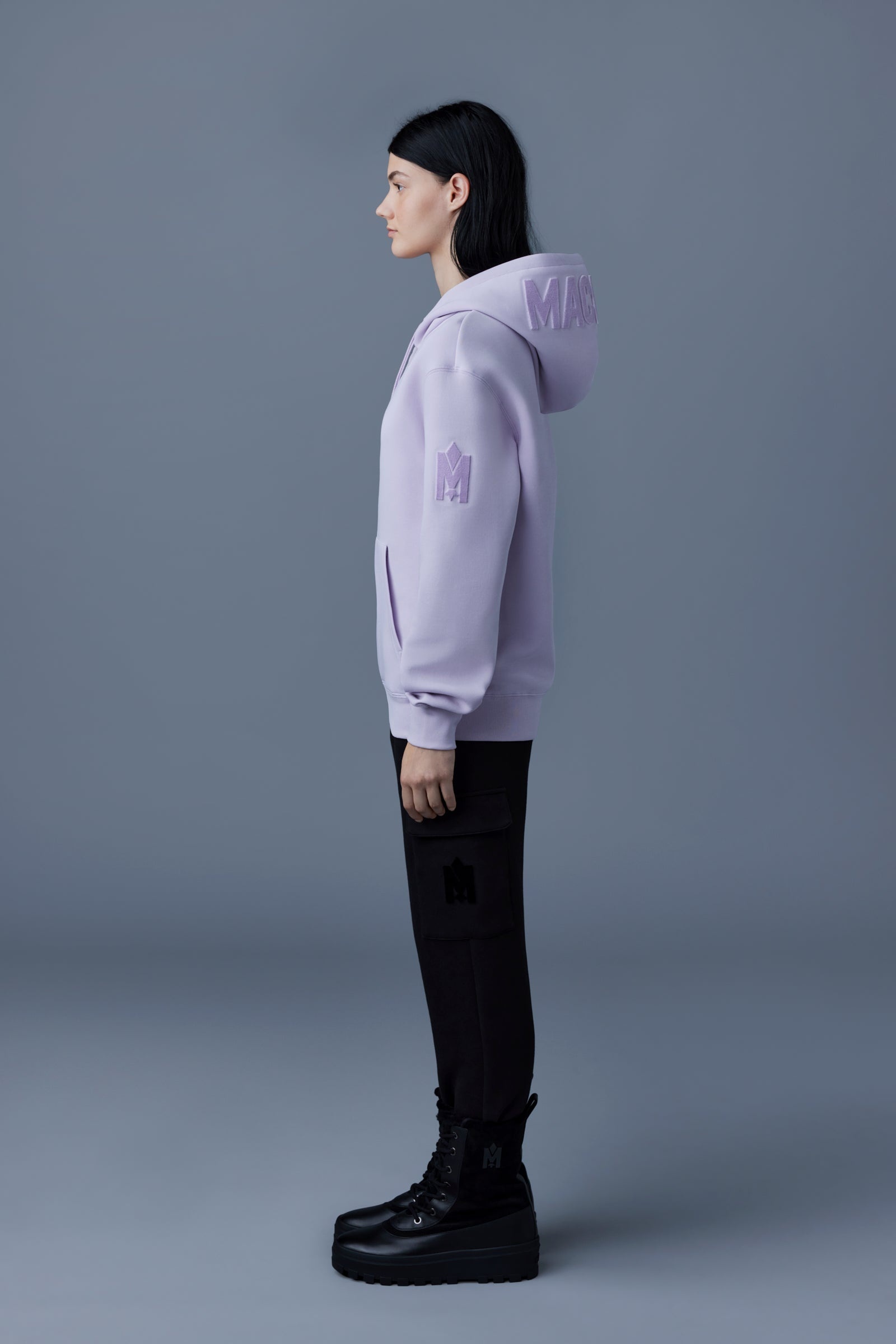 KRYS hoodie with velvet embroidery - 3