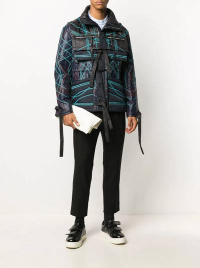 Craig Green abstract print panelled jacket outlook