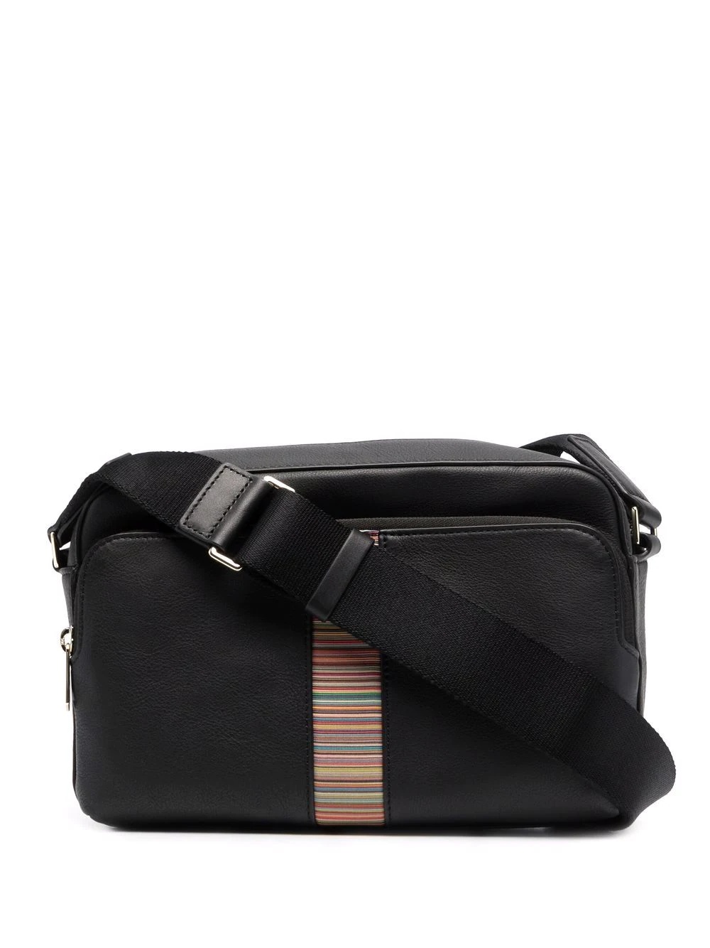 Signature stripe-embellished shoulder bag - 1