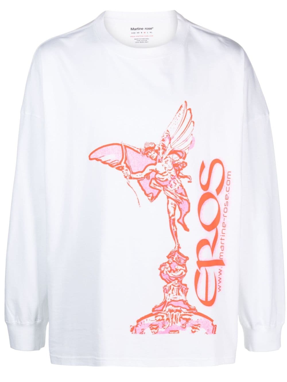 Eros-print cotton T-shirt - 1