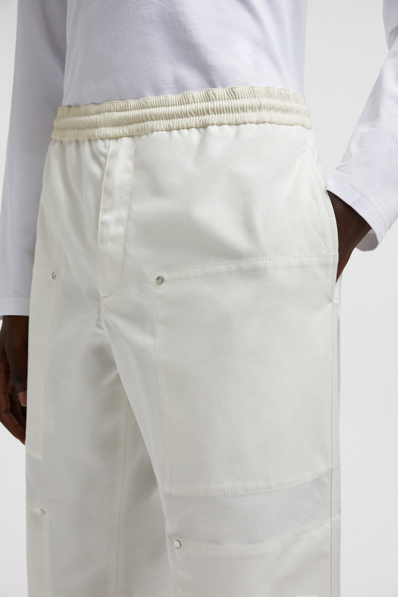 Embroidered Logo Cotton Jogging Pants 6