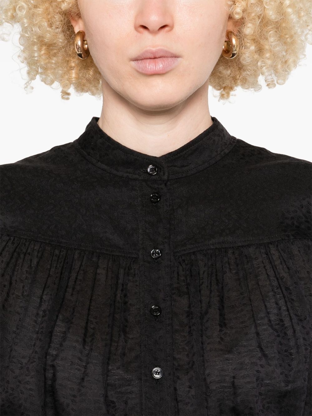 long-sleeve blouse - 5