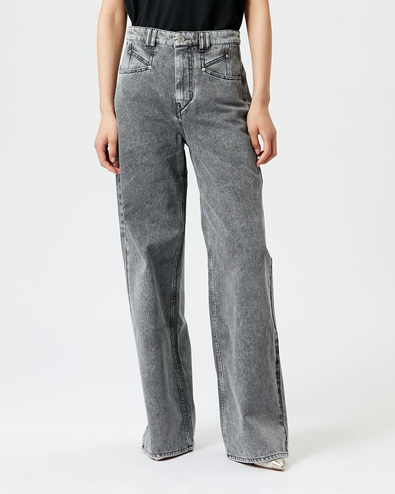 LEMONY WIDE-LEG JEANS - 4
