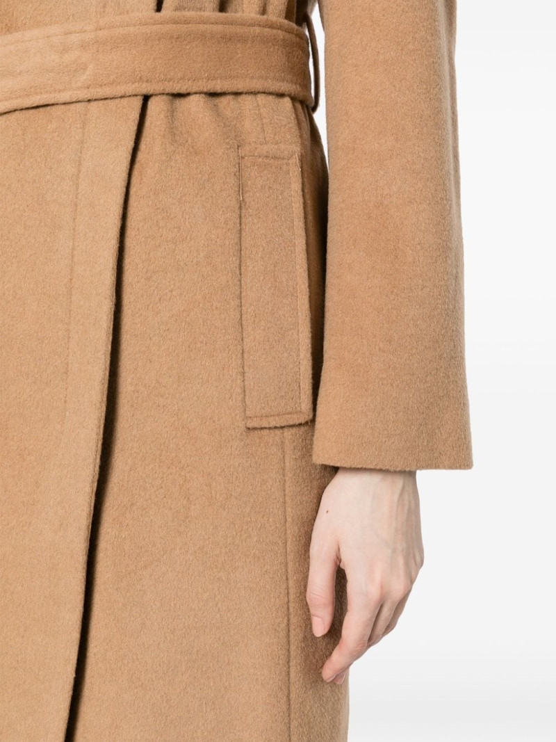 belted double-breasted coat 5