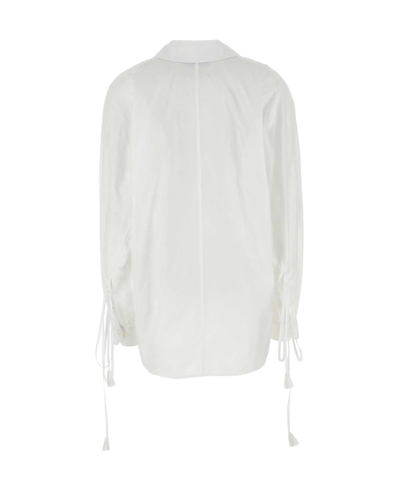 White Cotton Shirt - 2