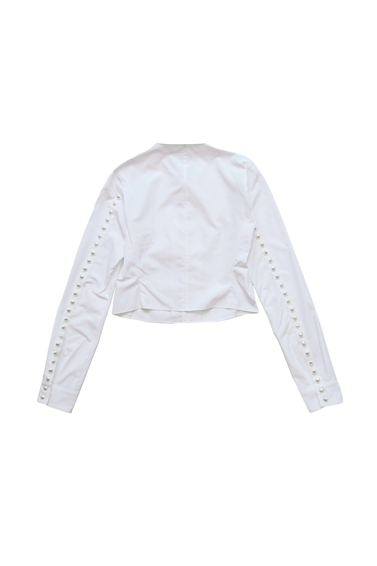Ambush Fitted Pearl Button Shirt White - 2