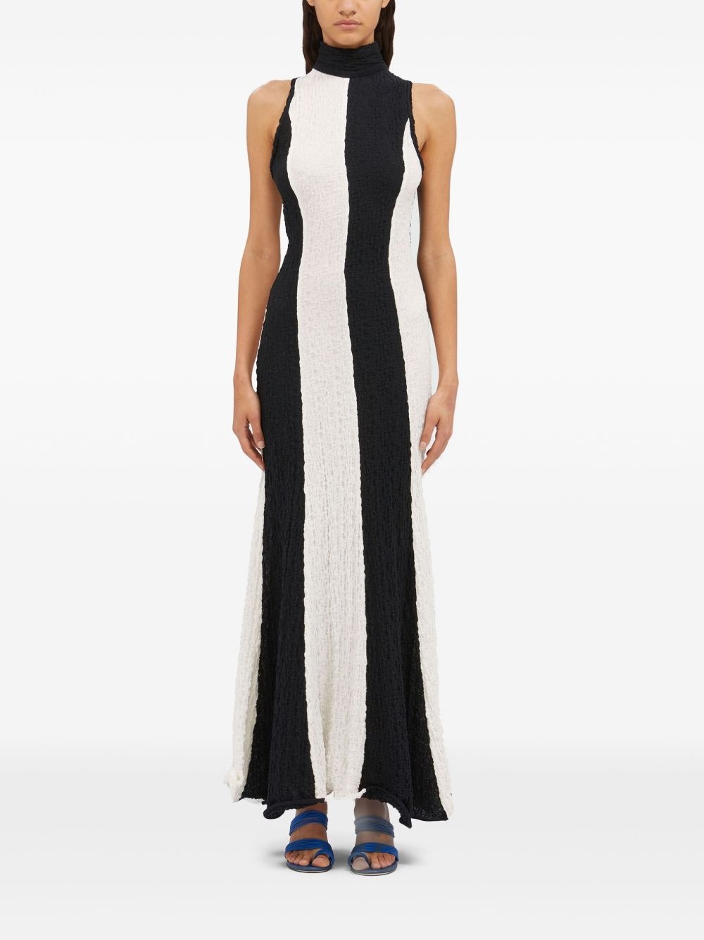striped maxi dress - 2
