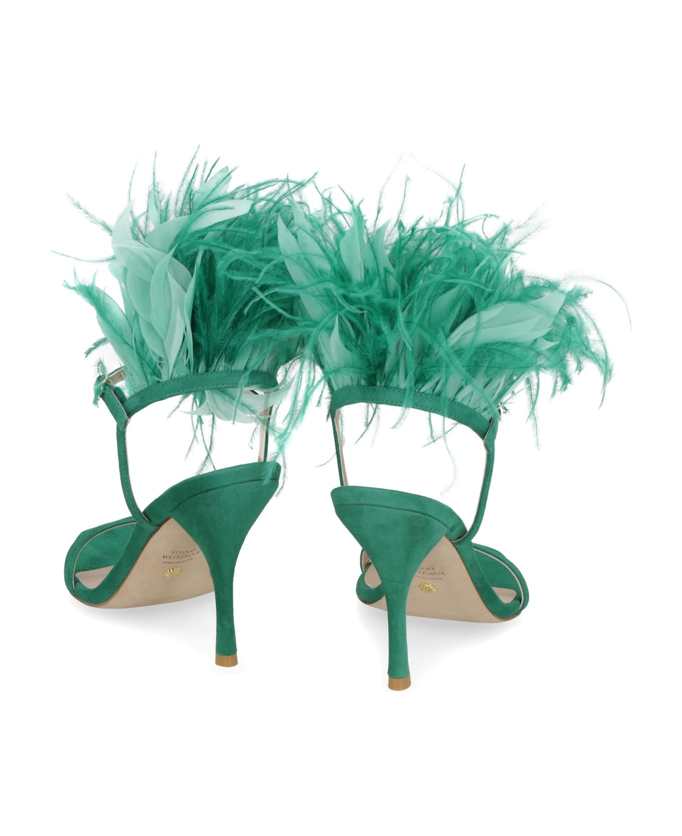 Plume Suede Sandals - 4