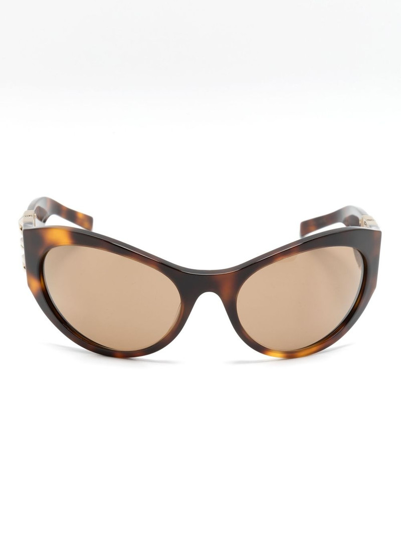 4G-motif oversize-frame sunglasses 1