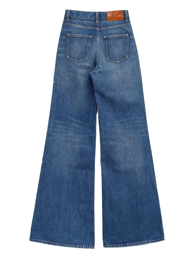 Chloé wide-leg denim jeans outlook