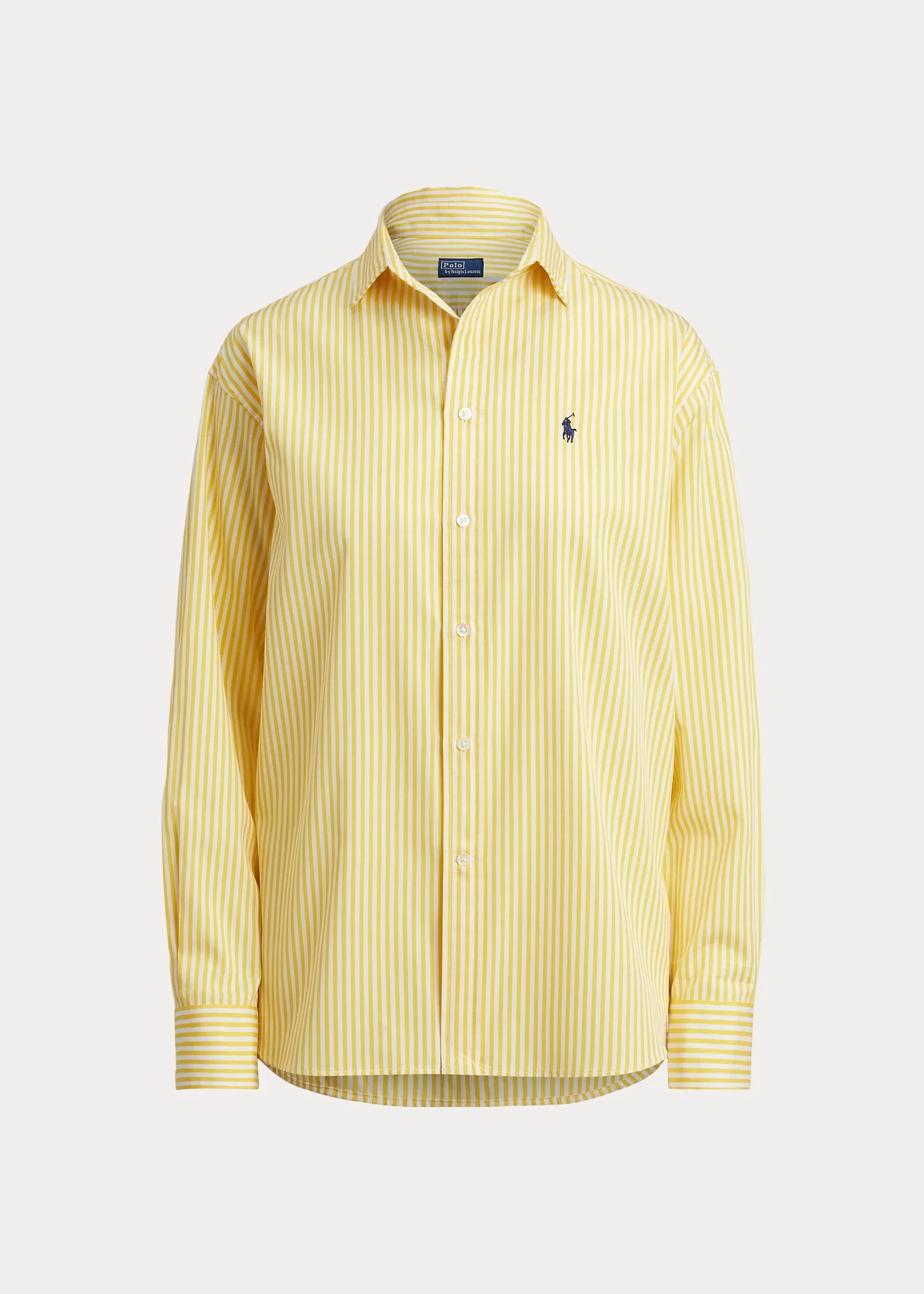 Relaxed Fit Striped Cotton Shirt - 1