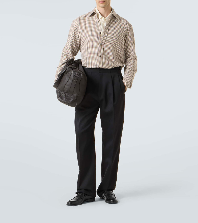 ZEGNA Checked cotton shirt outlook