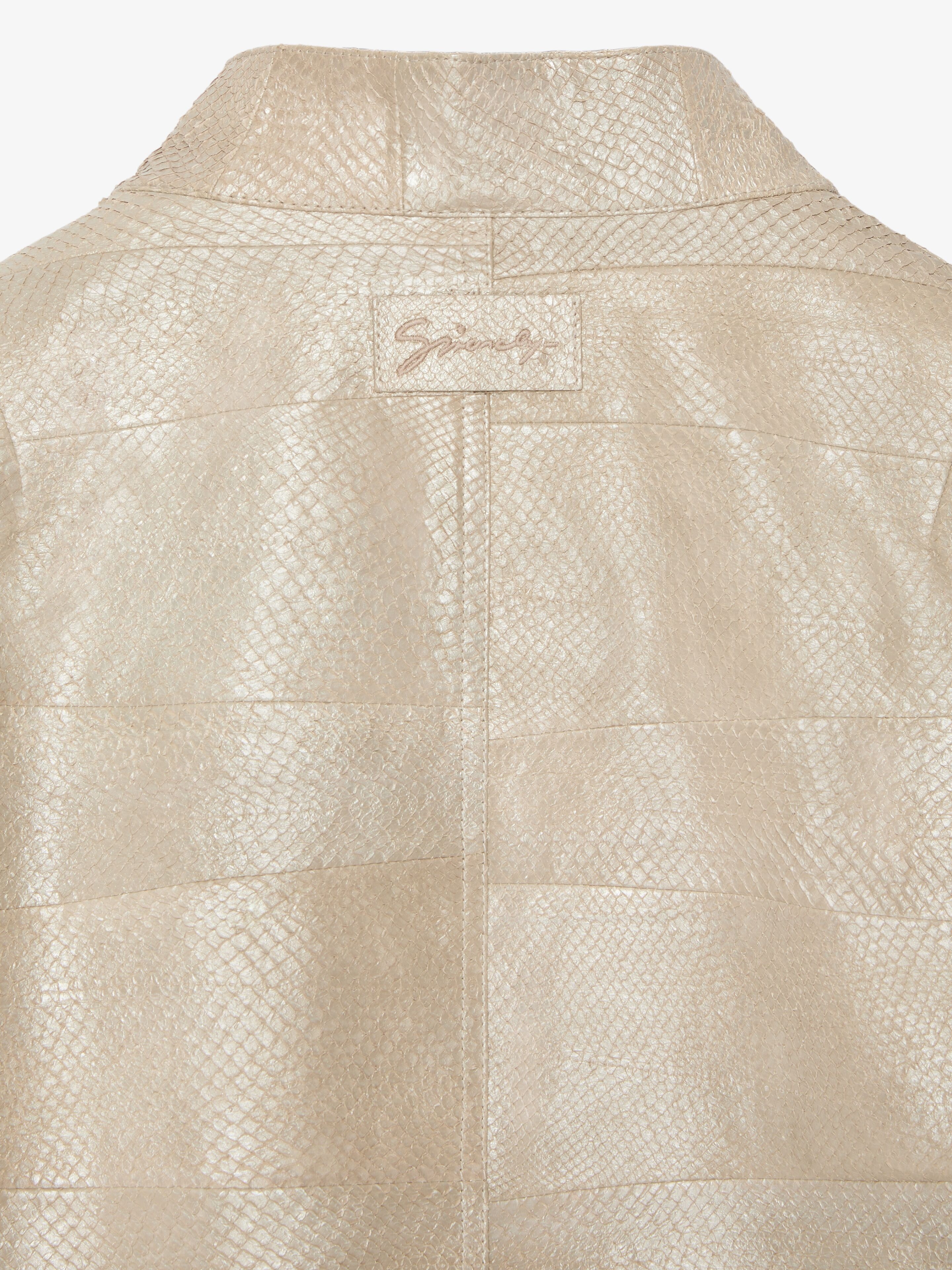 PARKA IN SALMON LEATHER - 5