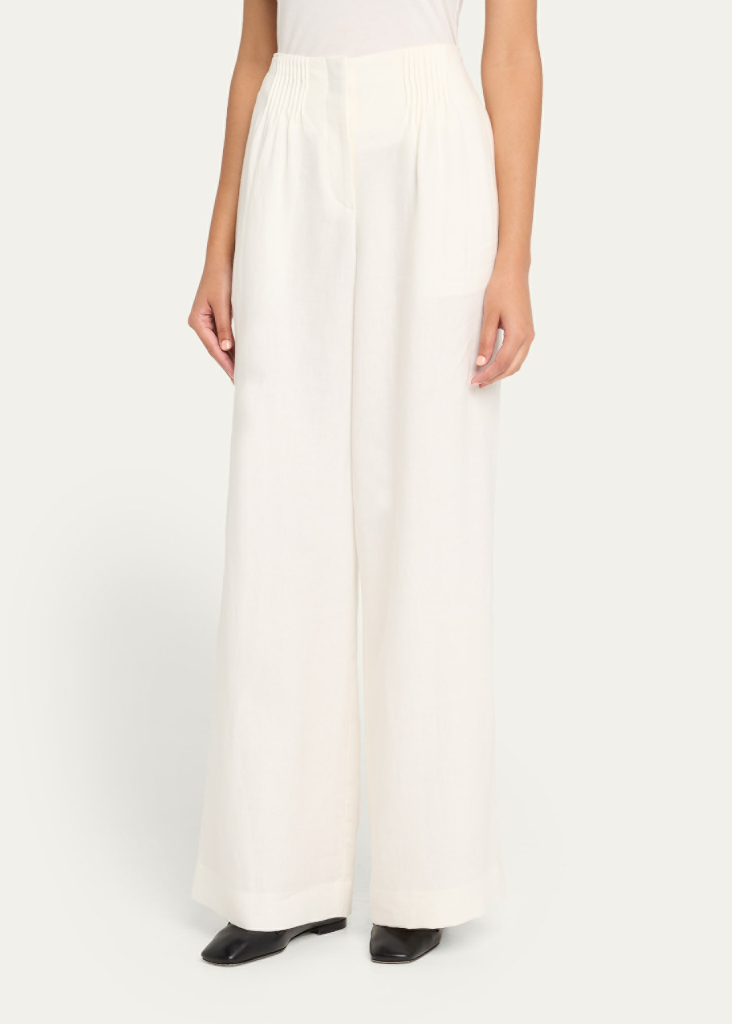 Mini Pleat Trousers - 4