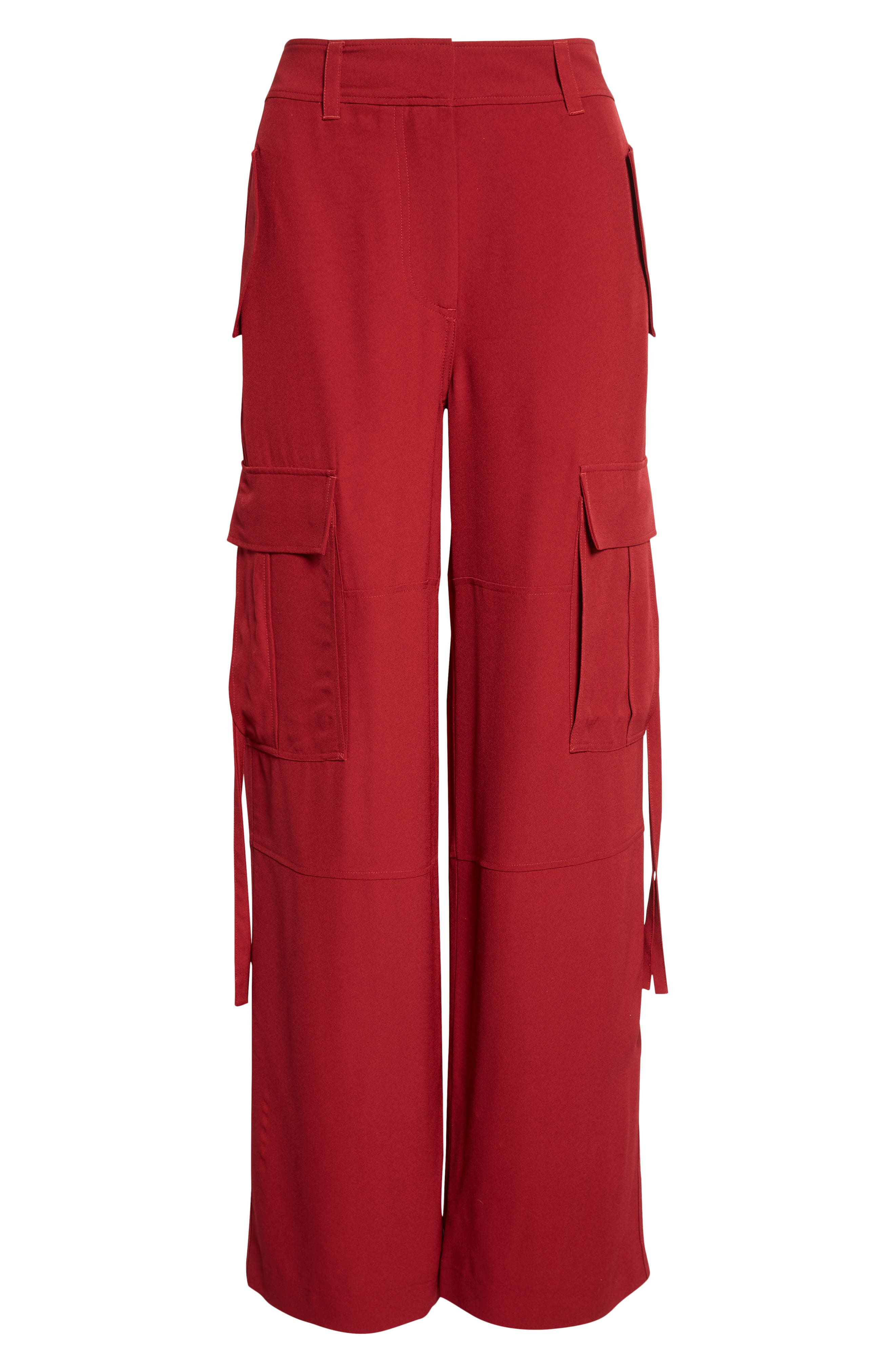Ulla Johnson Pax Cargo Wide Legs Pants in Dahlia at Nordstrom - 5