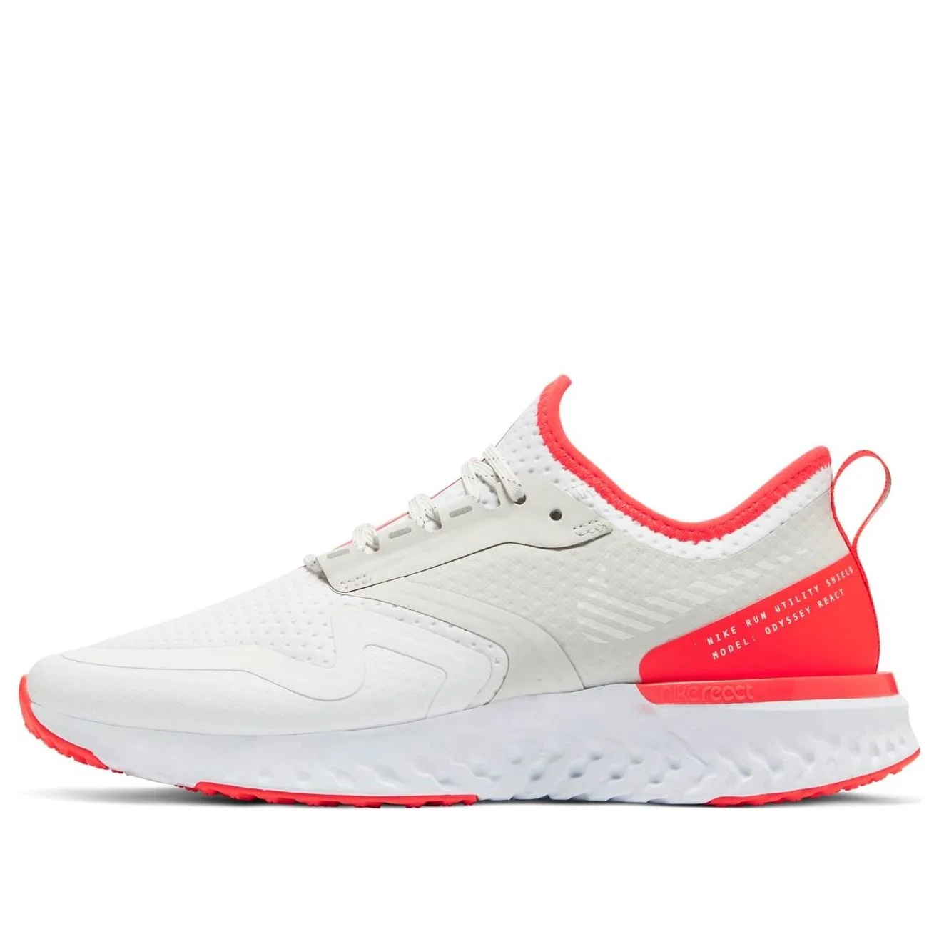 (WMNS) Nike Odyssey React 2 Shield 'White Laser Crimson' BQ1672-100 - 1