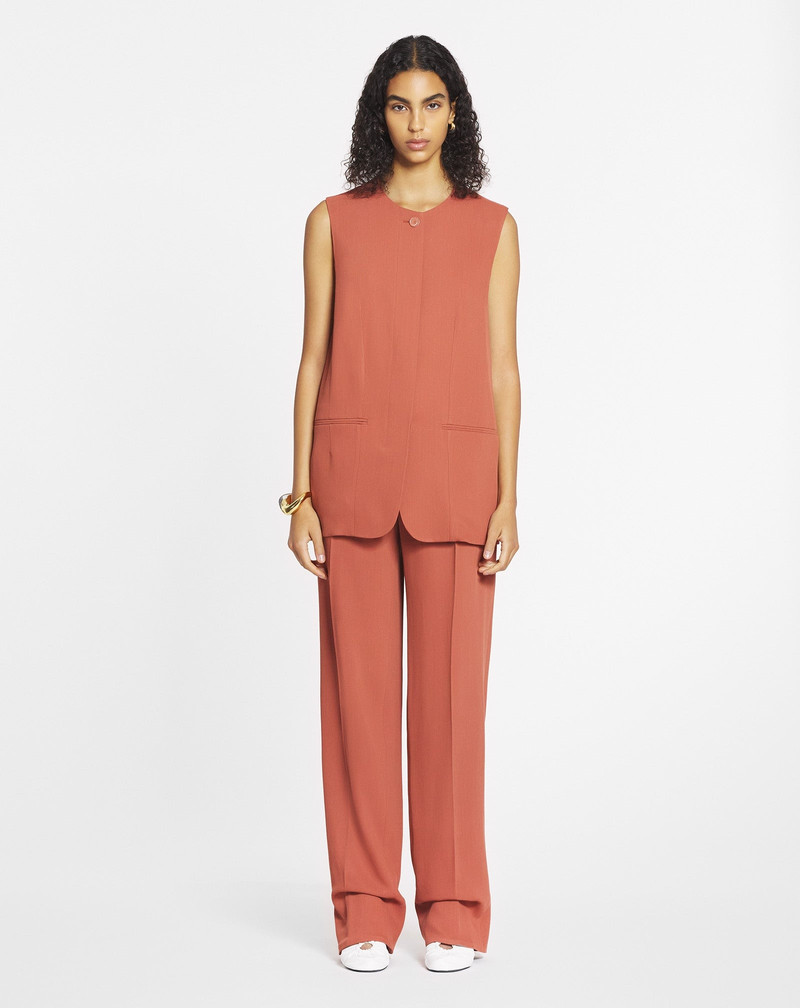 Lanvin SLEEVELESS JACKET IN WOOL AND VISCOSE outlook