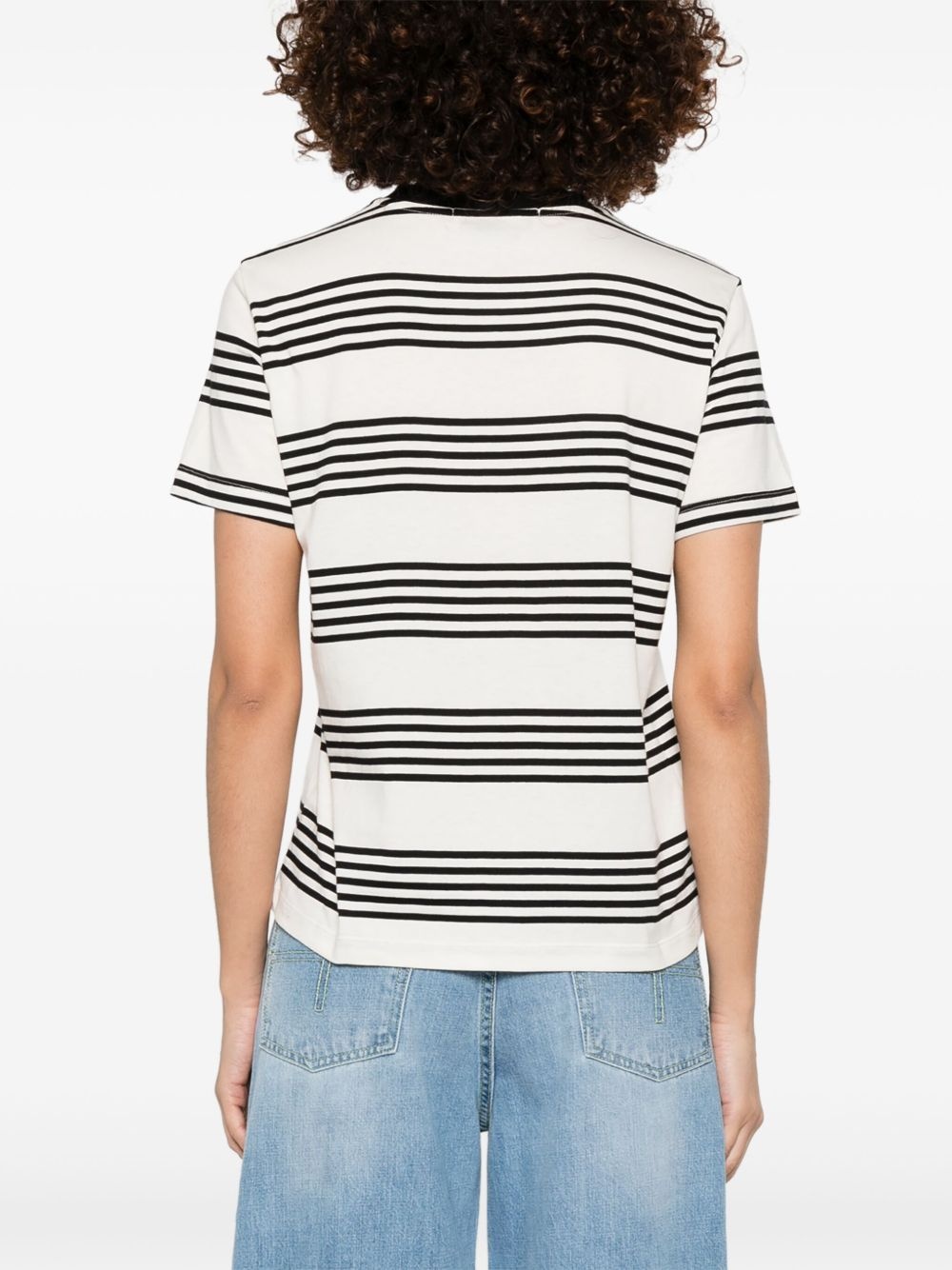 striped T-shirt - 4